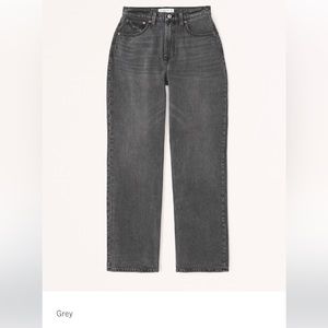 NWOT Abercrombie & Fitch Ankle Straight Ultra High Rise Curve Love jeans